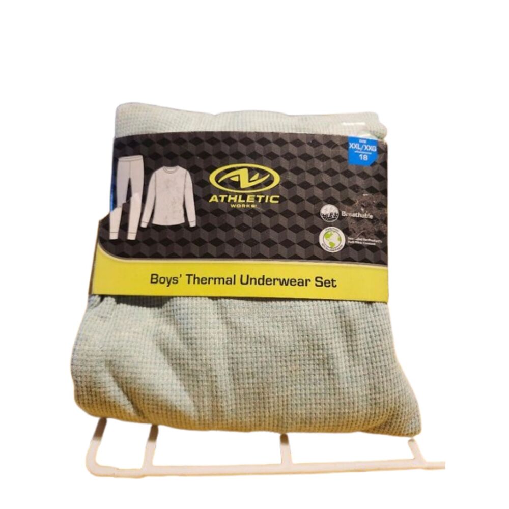 T8 Athletic Works Boys' Thermal Underwear Set New Size XXL (18) Extra Warm